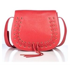 VIOLETTA LEATHER A2 RED CROSSBODY PURSE BAG